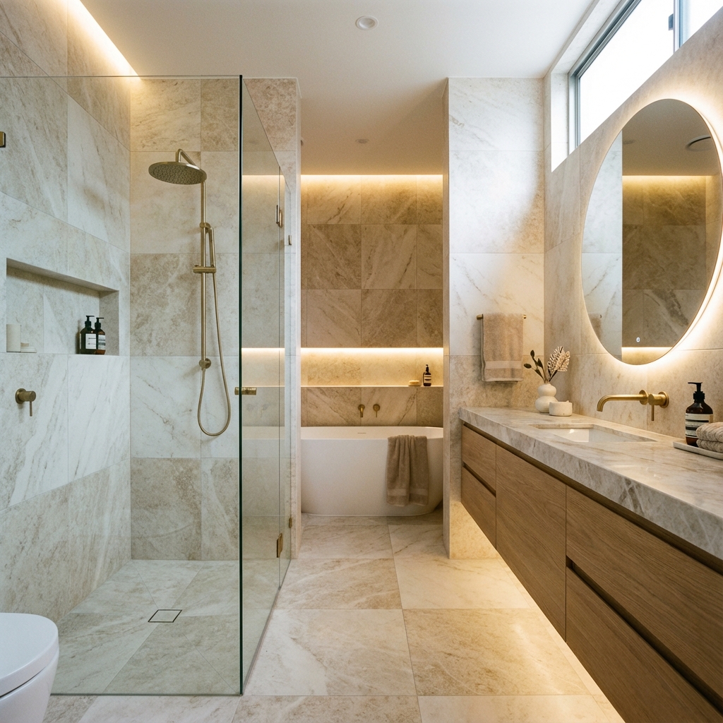 Baño Tipo Spa en Majadahonda - 8m²